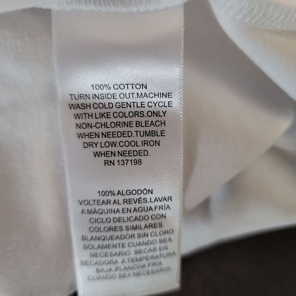 Royalty Maluma Sleeveless‎ T-Shirt Mens Large Solid White Crewneck Latin NEW - Picture 5 of 6